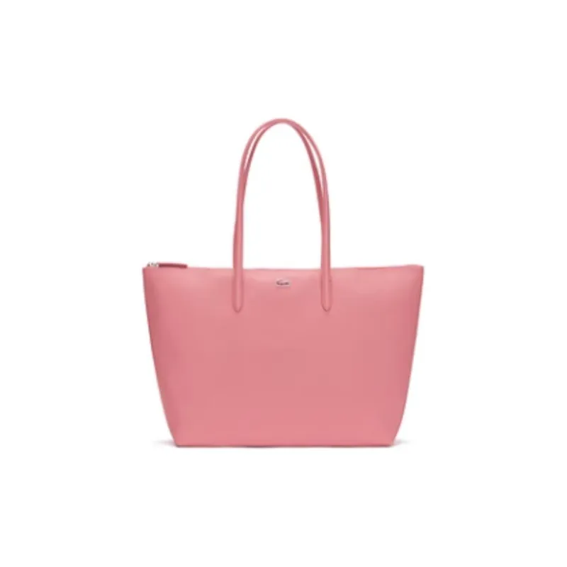 LACOSTE PVC Tote Bag, Shopping Bag, Shoulder Bag, Handbag Tubas Women's Pink-0