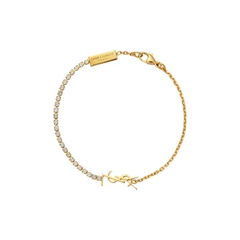 SAINT LAURENT Cassandre Charm Bracelet