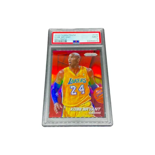 PANINI Kobe 2014 15 Lakers, Red Fold 33/49, High School Back to Back PSA9 Player Card Graded Cards 1 Pc