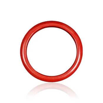 Yutang Reconstructed Cinnabar Jade Bangles Unisex