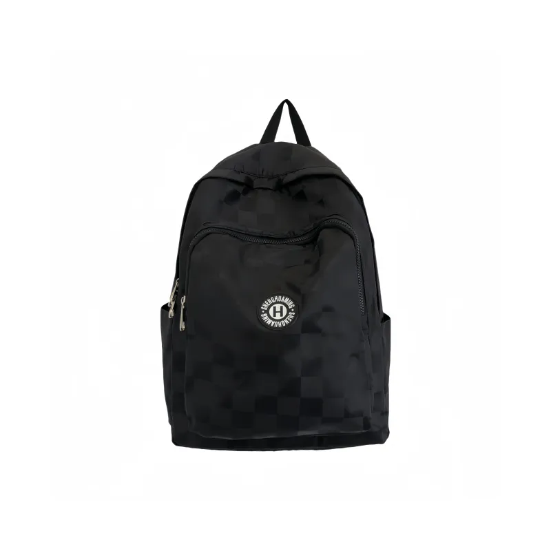 BALANG Nylon Backpack Regular Unisex Black/White-0