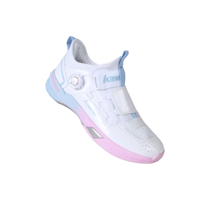 Kawasaki Traverse 2.0 Cushioning, Abrasion Resistant Coverage, Rebound Mid Top Badminton Shoes Unisex-4