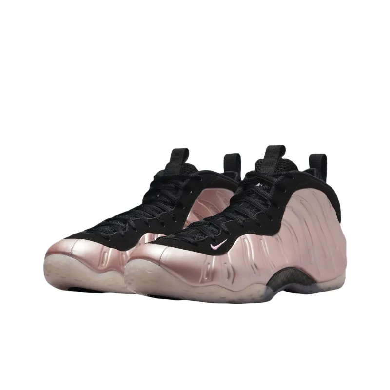 Nike Foamposite One Vintage Basketball Shoes Unisex Mid Top Rose Gold-2