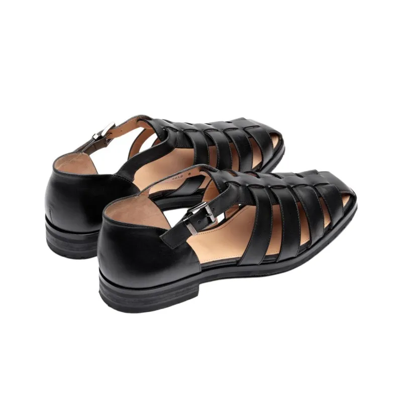 Paraboot Roman Sandals Men's Black-4