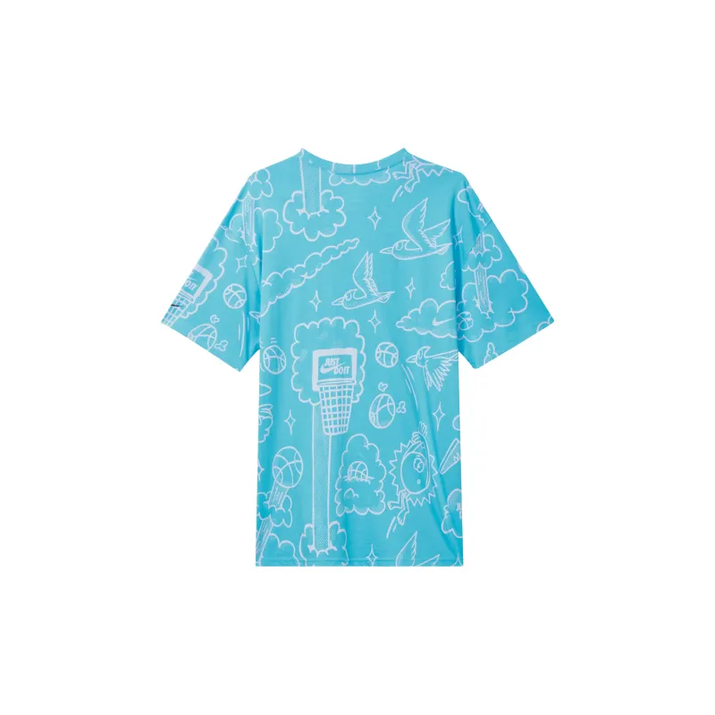 Nike T Shirts Men Blue-1