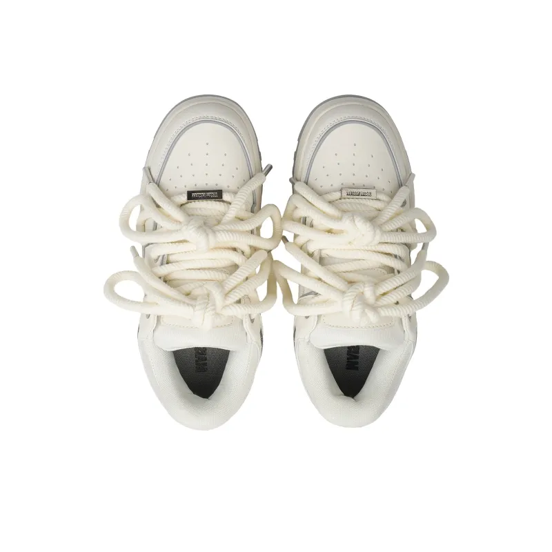 MAISON MISFIT 15 1950 Low Top Comfortable Versatile Breathable Skateboard Shoes Unisex White-2