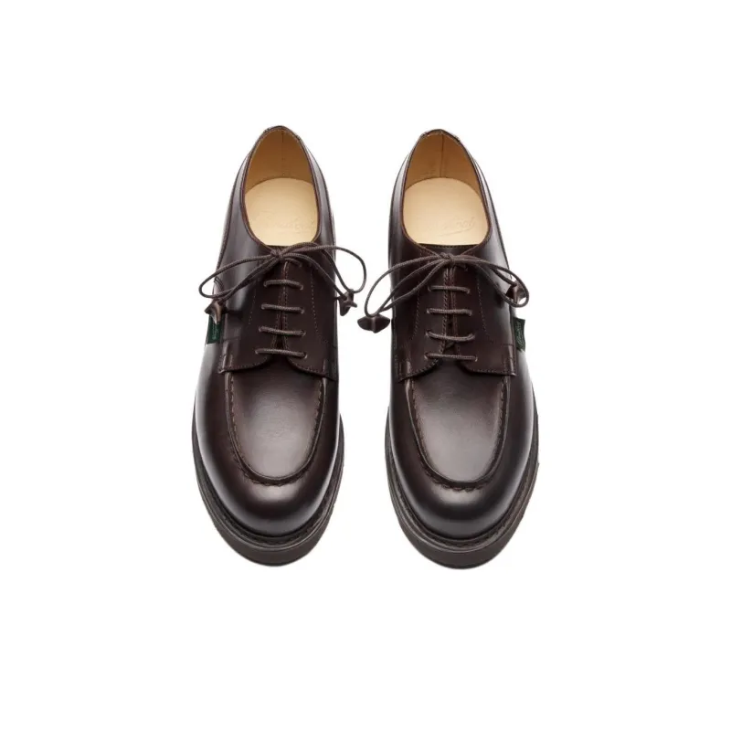 Paraboot Chambord Casual Single Shoes Women's Dark Brown-3