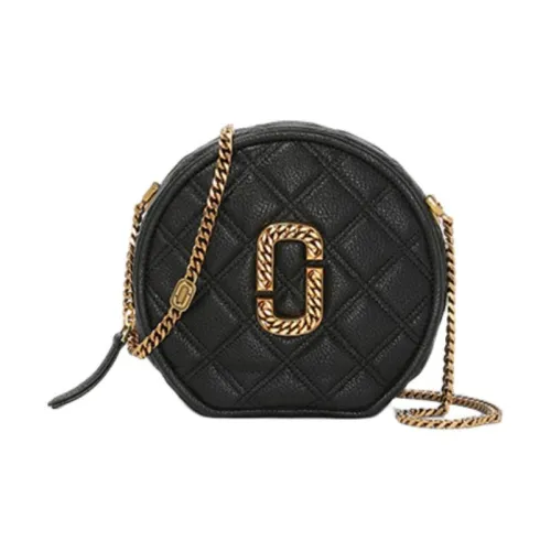 MARC JACOBS Cow Leather Crossbody Bag, Shoulder Bag Women's Beige/Black