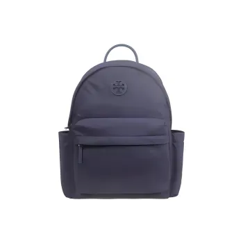 TORY BURCH Nylon Backpack Large Size Women's Marine Blue