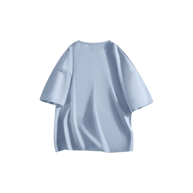 Cotton Drop Shoulder Sleeve T Shirt Women's-16