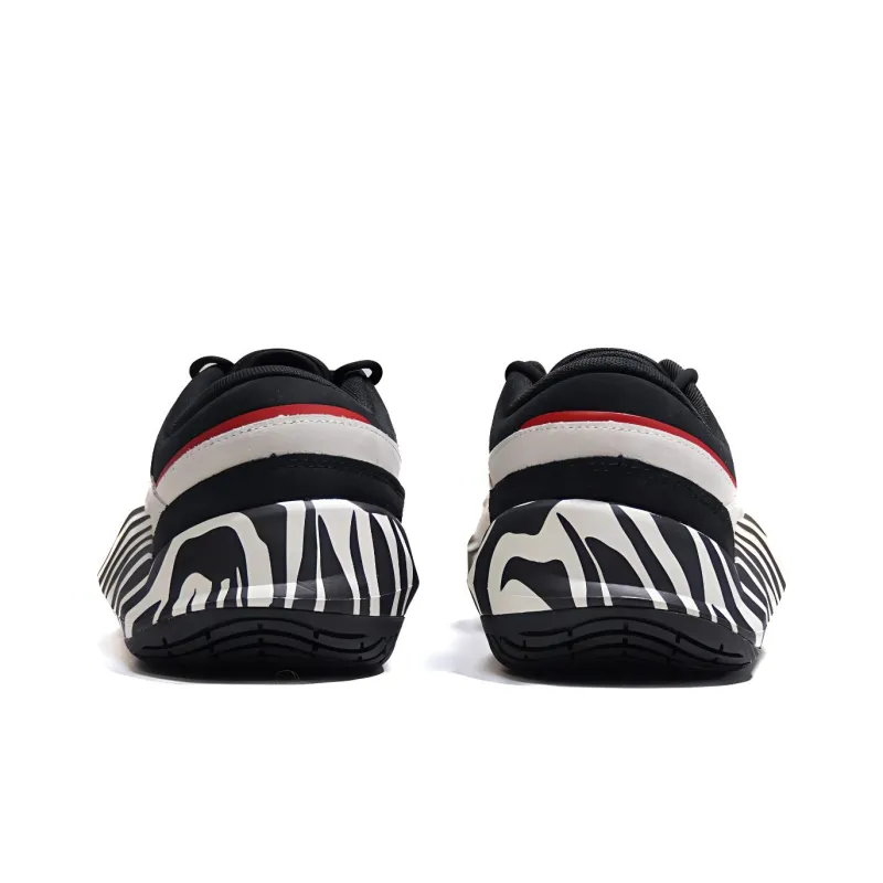 Serious Player Only Basketball Shoes Unisex Low Top Black/White/Red-3