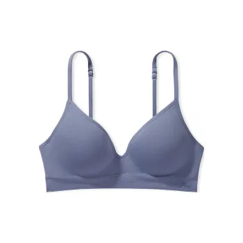 Victoria's Secret PINK SEAMLESS WIRELESS PUSH-UP BRALETTE / Dusty Iris Bra Women's Dark Iris