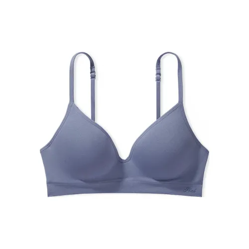 Victoria's Secret PINK SEAMLESS WIRELESS PUSH-UP BRALETTE / Dusty Iris Bra Women's Dark Iris