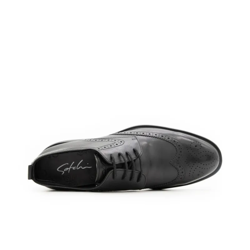 Satchi Dress Shoes Men Low Top Black-3