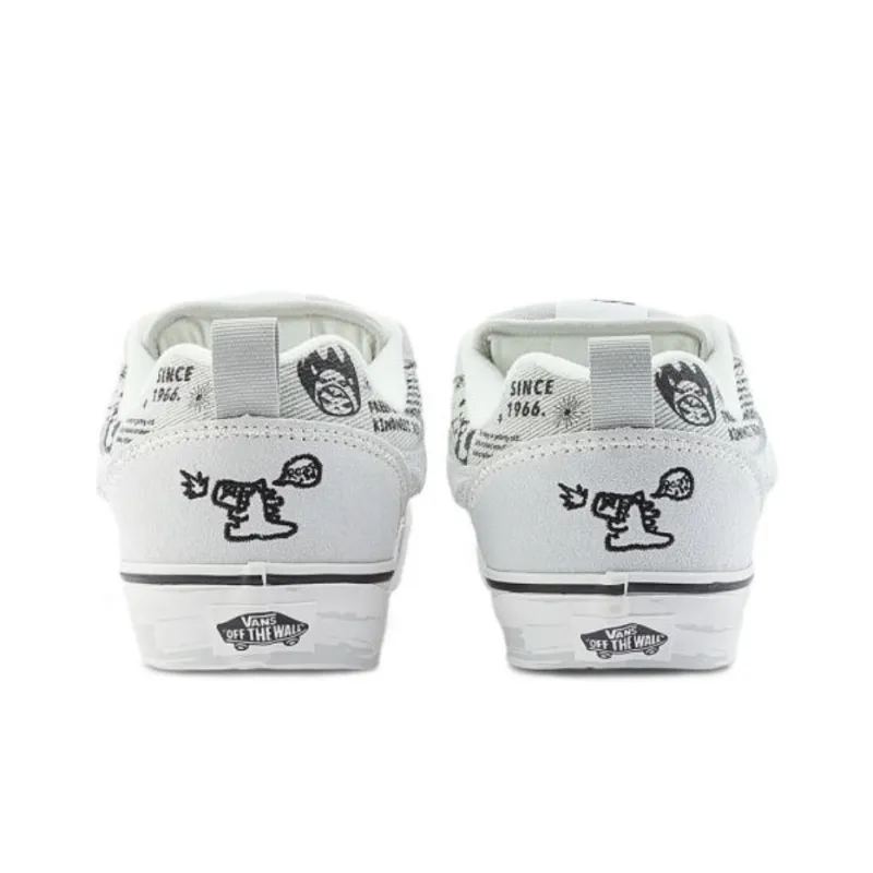 Vans X Hirono Knu Skool 'White Black'-3
