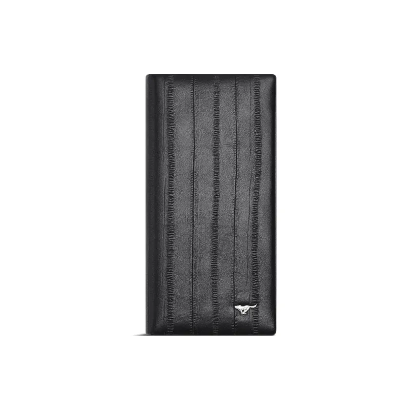 SEPTWOLVES Top Grain Cow Leather Wallet Money Clip Long Clip Business Suit Clip Men's-1
