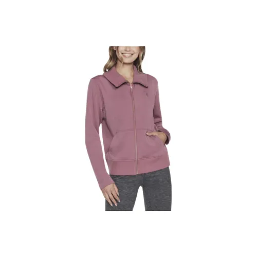 Skechers Hoodless SkechCloud Jackets Women's Dark Fuchsia