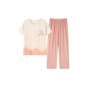 The Story Of The Flower Season Pajama Set Women's Shrimp Pink