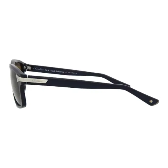 CARTIER Acetate Rectangular Sunglasses Women's Black-2