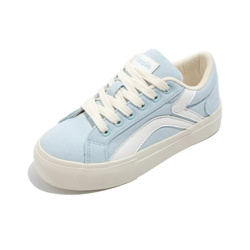 TUOPIN Slip Resistant, Abrasion Resistant, Lightweight Low Top Casual Shoes Unisex Sea Salt Milk Blue-1