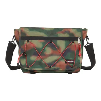 EASTPAK Polyester Crossbody Bag, Shoulder Bag Medium Size Unisex Exterior Camouflage