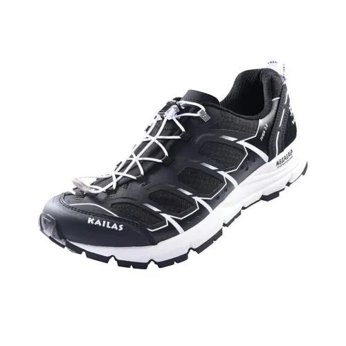 KAILAS Shock Absorbers With Slip Resistant And Abrasion Resistant Properties Low Top Running Shoes Men's Ink Black