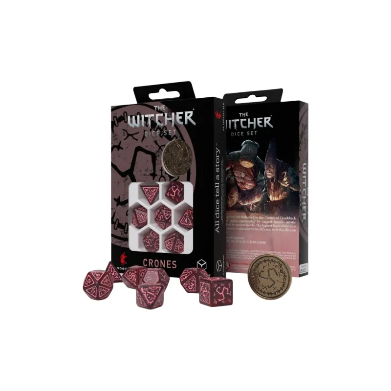 Q WORKSHOP The Witcher Dice Set. Crones   Whispess Board Games-0