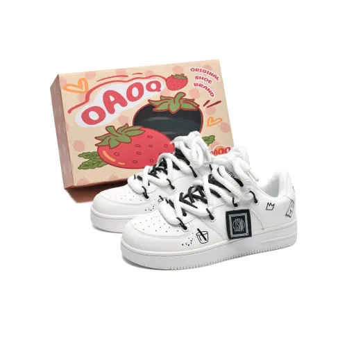 OAOQ Wear-resistant And Lightweight Low-Top Skateboard Shoes Unisex