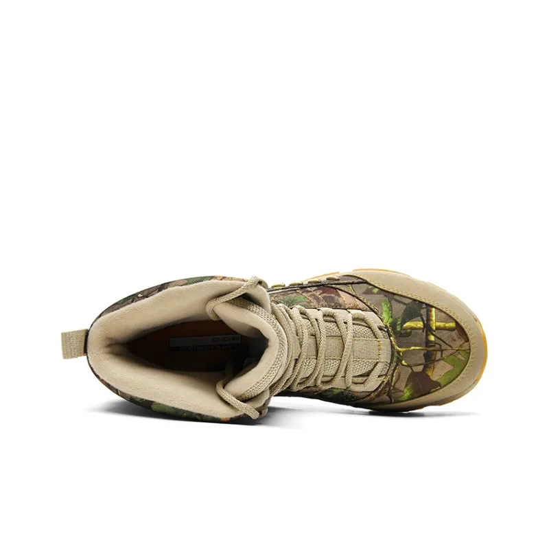 GLUNA Hiking / Trekking Shoes Unisex High Top Camouflage-3