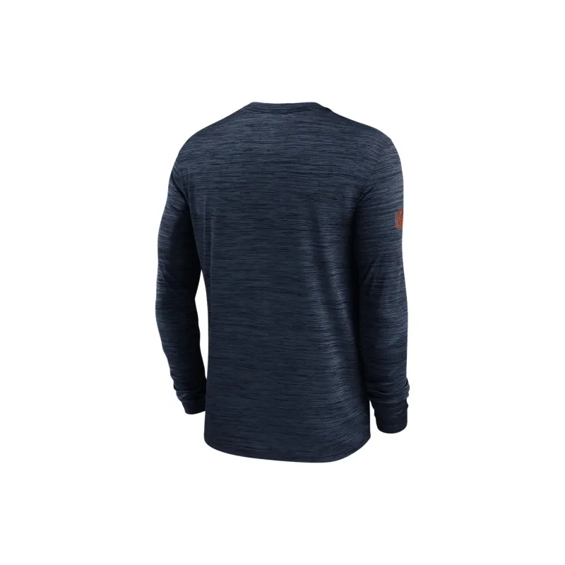 Nike Chicago Bears Sideline Team Issue Men's Nike Dri FIT Nfl Long Sleeve T Shirt-1