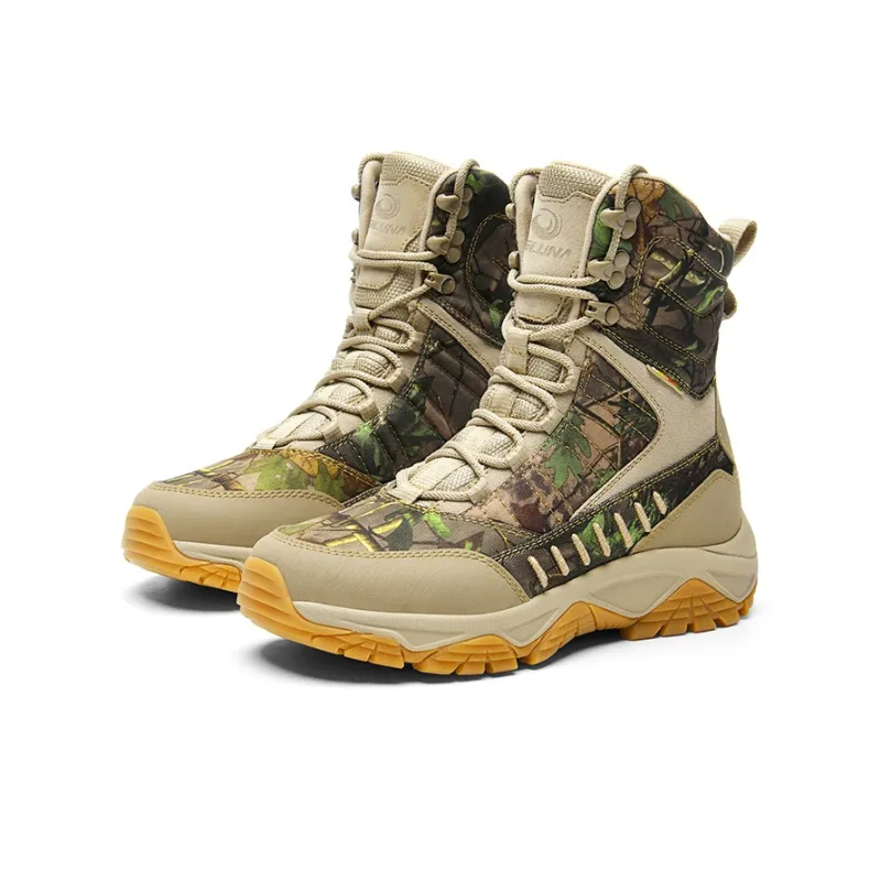 GLUNA Hiking / Trekking Shoes Unisex High Top Camouflage-2