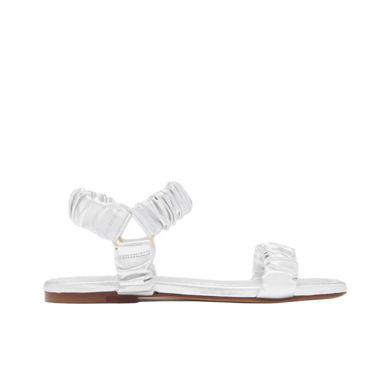 Ulla Johnson Isabella Strap Sandals Women's Silver-1