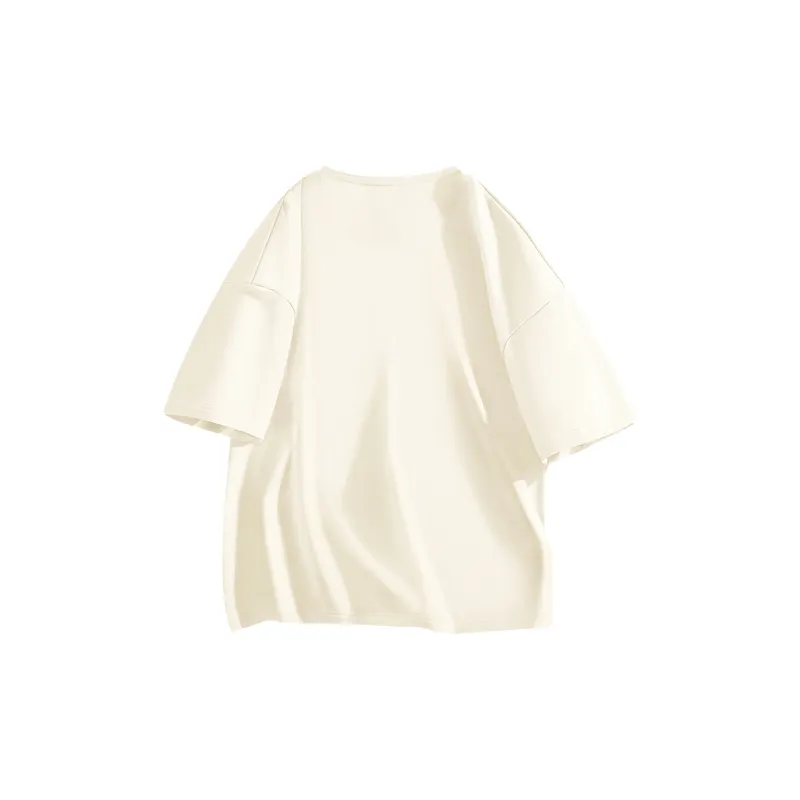 Cotton Drop Shoulder Sleeve T Shirt Women's-22