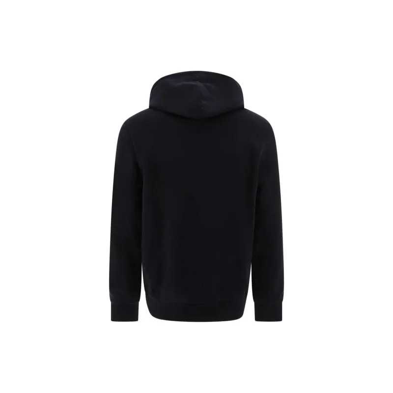 A.P.C Logo Embroidered Drawstring Hoodie-1