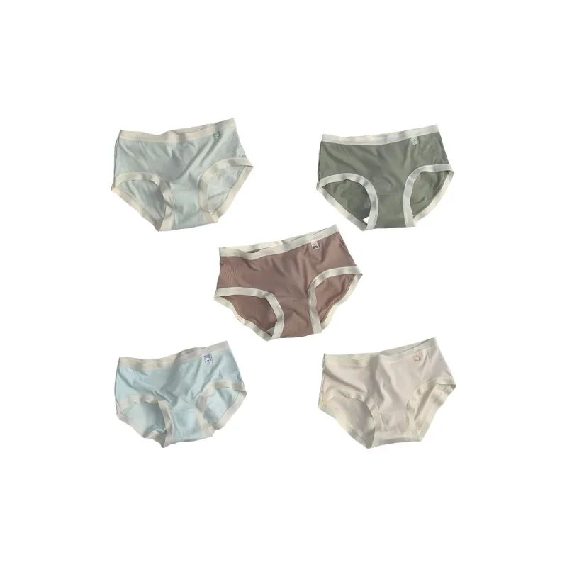 Flowers In Water Underpants Women's 5 Pack-15