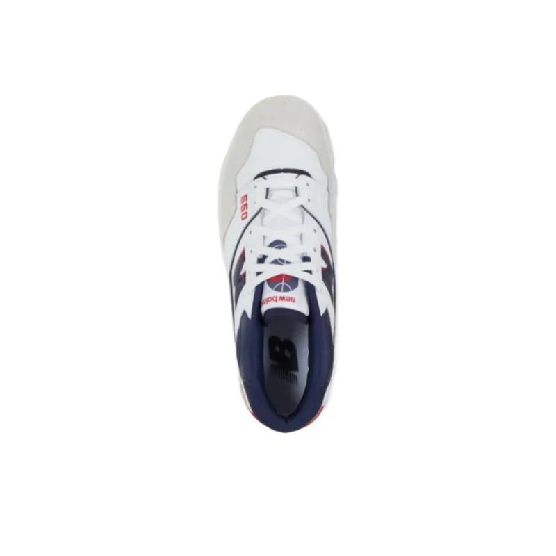 New Balance 550 Premium White Navy Red-3