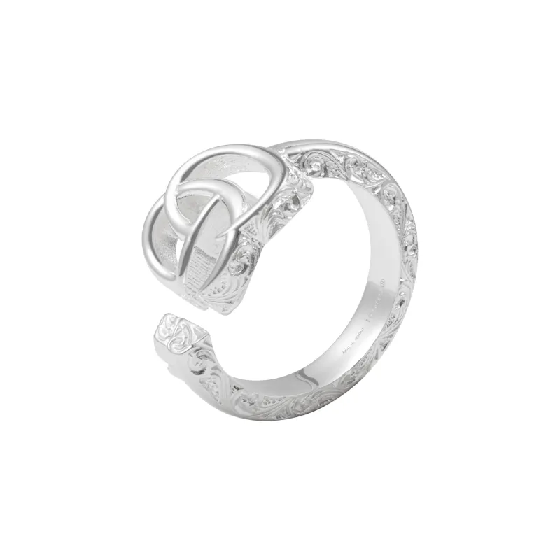 GUCCI Marmont 925 Sterling Silver Rings Women's Silver-1