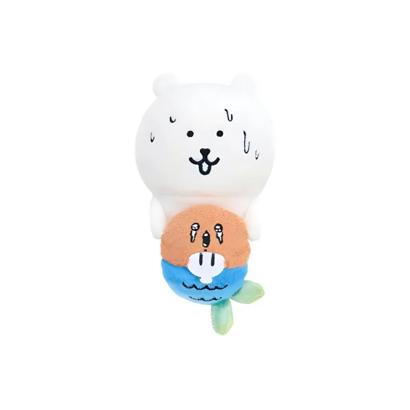 Chiikawa Kawa Joke Bear Hugging Mole Cola Biscuit Dolls Plush Doll Small Size Tall-0