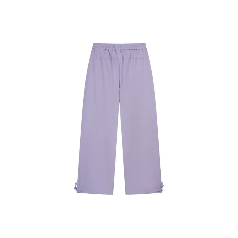 Kappa Summer Cargo Pants Women's Light Cream Purple-1