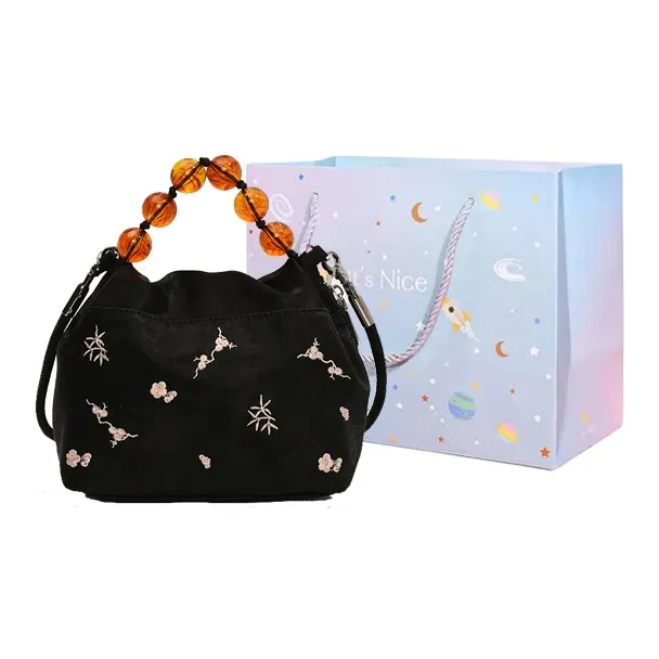 GOX PU Shoulder Bag Women's Silver/Black-6