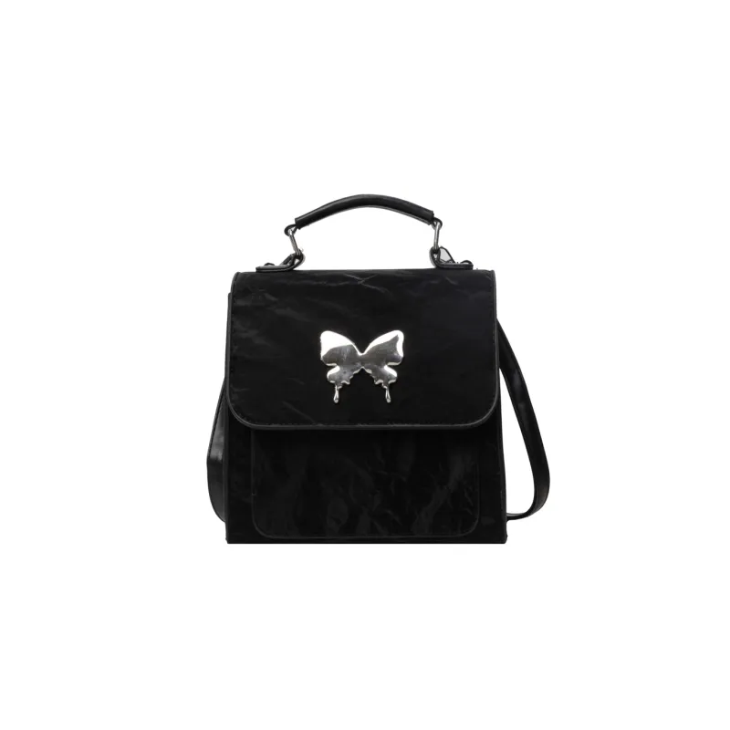 BAODIDAISHU Pu Backpack Regular Women's Blue White Pink Green Black Gray-12
