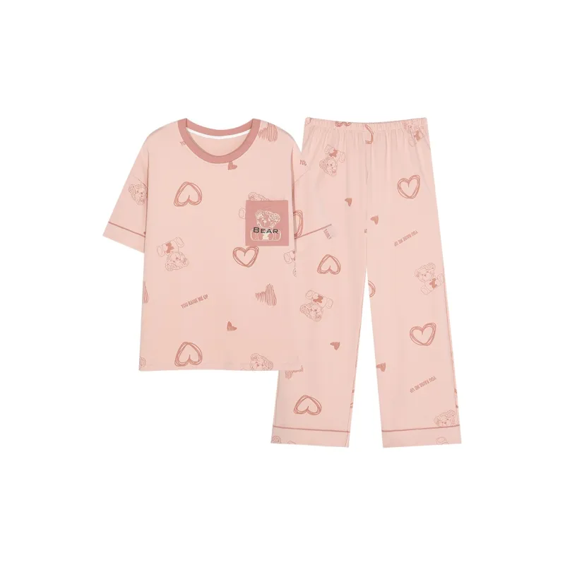 The Story Of The Flower Season Pajama Set Women's Skin-0