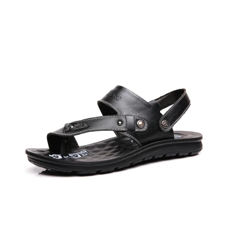 Bindu Beach Sandals Men Black/Brown-0