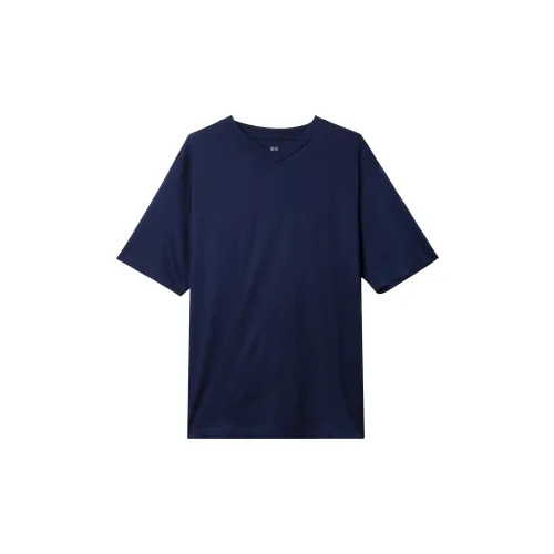 UNIQLO T-Shirts Unisex Navy Blue