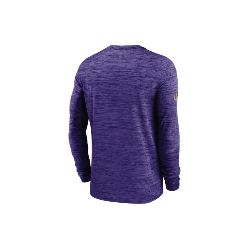 Nike Minnesota Vikings Sideline Velocity Men's Nike Dri-FIT Nfl Long-Sleeve T-Shirt-1