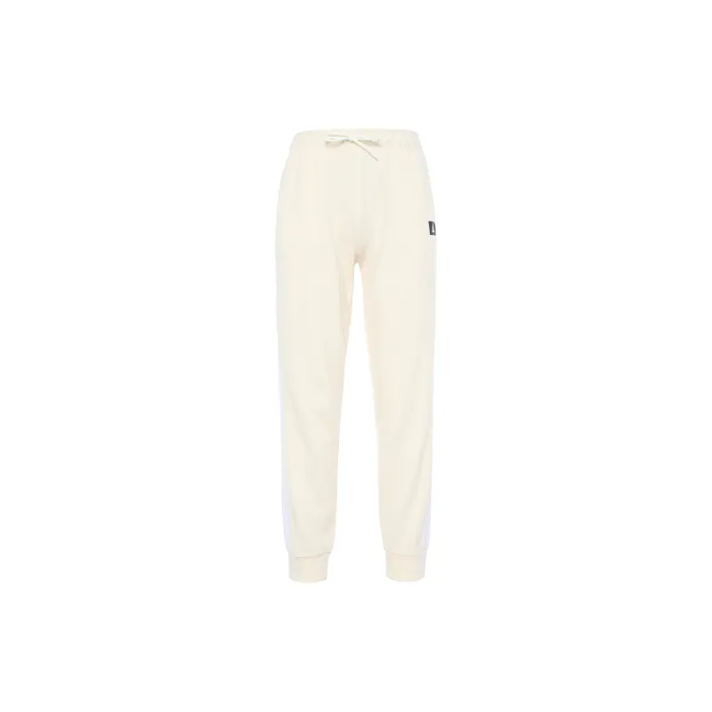 Adidas Knitted Sports Pants Women's Beige-1