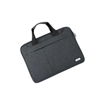SEPTWOLVES Waterproof Fabric Laptop Bag, Handbag, Briefcase Regular Unisex Black/Gray