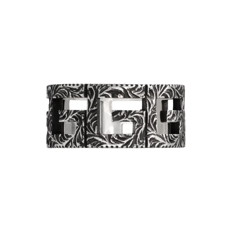 GUCCI 925 Sterling Silver Rings Men's Silver-0