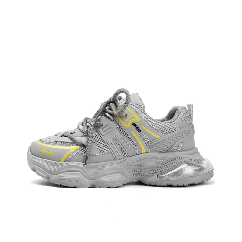 JKEM Cushioning Anti-Slip And Wear-Resistant Height Increasing Low-Top Chunky Sneakers Men's-13