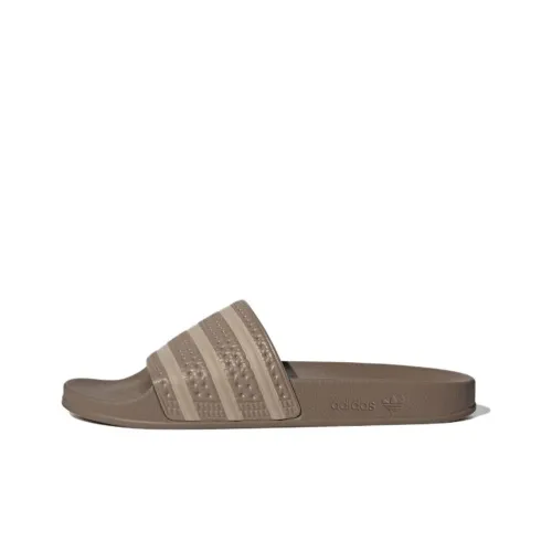 Adidas Originals ADILETTE Slip Resistant Slide Slippers Unisex Brown